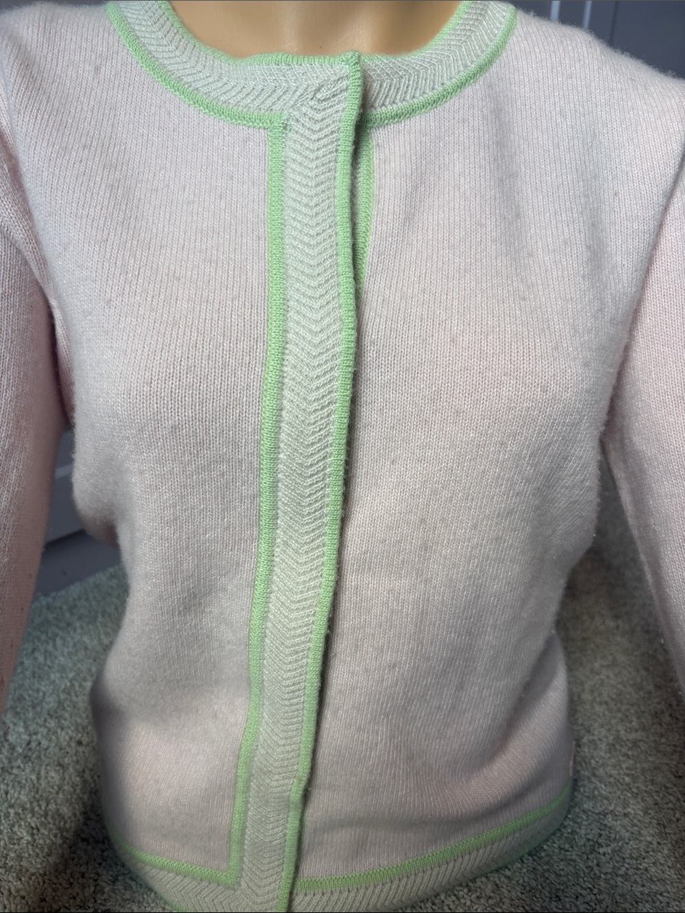 Authentic Vintage spring 2003 Chanel Cardigan-Cashmere